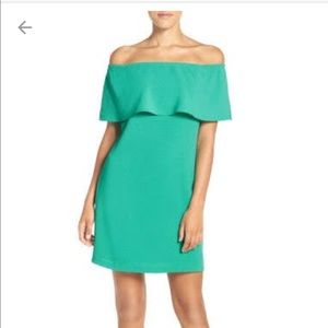 Charles Henry Off the Shoulder Dress